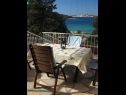 Appartamenti Jak - 10m from the sea: A(4+2) Sevid - Riviera Trogir  - Appartamento - A(4+2): lo sguardo sul mare