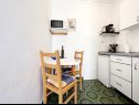 Appartamenti Kaza - 50m from the beach with parking: A1(2), A2(2), A3(6) Trogir - Riviera Trogir  - Appartamento - A2(2): la cucina con la sala da pranzo