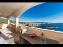 Appartamenti Marijan - beautiful view: A1(6) Trogir - Riviera Trogir  - Appartamento - A1(6): lo sguardo dalla terrazza