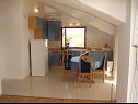 Appartamenti Tone - spacious and comfortable: A1 zuti(5+2), A2 plavi(5+2) Trogir - Riviera Trogir  - Appartamento - A2 plavi(5+2): la cucina con la sala da pranzo
