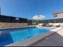 Casa vacanza More - garden shower: H(10+2) Vinisce - Riviera Trogir  - Croazia - la piscina