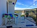 Appartamenti Ivo - barbecue: A1(2+1) Vinisce - Riviera Trogir  - la terrazza comune