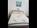Appartamenti Natad - sea view : A1(4) Vinisce - Riviera Trogir  - Appartamento - A1(4): la camera da letto