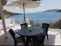 Appartamenti Natad - sea view : A1(4) Vinisce - Riviera Trogir  - Appartamento - A1(4): la terrazza
