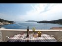 Appartamenti Ante - perfect sea view: A1(2+2), A2(2+2) Vinisce - Riviera Trogir  - Appartamento - A2(2+2): lo sguardo dalla terrazza