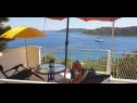 Appartamenti Natad - sea view : A1(4) Vinisce - Riviera Trogir  - la terrazza
