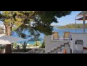 Appartamenti Natad - sea view : A1(4) Vinisce - Riviera Trogir  - la terrazza
