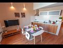 Appartamenti Ivan - great location: A1(2+1), A2(2+2) Poljana - Isola di Ugljan  - Appartamento - A2(2+2): la cucina con la sala da pranzo