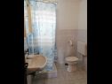 Appartamenti Branko - with parking; A1(4+1), A2(4) Baia Rukavac - Isola di Vis  - Croazia - Appartamento - A2(4): il bagno con la toilette