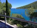 Casa vacanza Dob - 5m from the sea: H(4) Baia Stoncica (Vis) - Isola di Vis  - Croazia - H(4): lo sguardo dalla terrazza