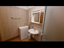 Appartamenti Ivo - 500 m to sandy beach: A1(2+2), A2(6+2), SA3(2+1) Ljubac - Riviera Zadar  - Studio appartamento - SA3(2+1): il bagno con la toilette