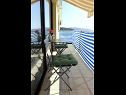 Appartamenti Davor - 20m from sea : A1(2+2), A2(2+2), A3(6) Mali Iz (Isola di Iz) - Riviera Zadar  - Appartamento - A2(2+2): la terrazza