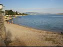 Appartamenti Dubravko - 5 m from beach : A1 Bepina (2+2), A2 Keko(2+2) Maslenica - Riviera Zadar  - la spiaggia