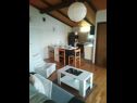 Appartamenti Vlatkica - 10 m from beach: A1 Vlatkica(4), A2 Lea(4) Maslenica - Riviera Zadar  - Appartamento - A2 Lea(4): la cucina con la sala da pranzo