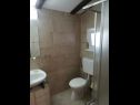 Appartamenti Vlatkica - 10 m from beach: A1 Vlatkica(4), A2 Lea(4) Maslenica - Riviera Zadar  - Appartamento - A2 Lea(4): il bagno con la toilette