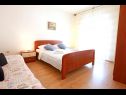 Appartamenti Nika - nice garden: A1(2), A2(4+1), A3(6), A4(2) Nin - Riviera Zadar  - Appartamento - A2(4+1): la camera da letto