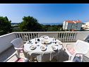 Appartamenti Pupa - nice family apartments: A1 Dora(4+1), A2 Mihael(4+1), A3 Tea(2+1) Petrcane - Riviera Zadar  - Appartamento - A1 Dora(4+1): il balcone