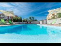 Appartamenti Mlađo - swimming pool: A1(4+2), A2(4+2), A3(2+2), A4(2+2) Privlaka - Riviera Zadar  - la piscina