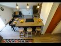 Appartamenti Secret Garden A2(2+2), A4(2+2) Razanac - Riviera Zadar  - Appartamento - A2(2+2): la cucina con la sala da pranzo
