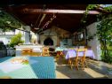 Appartamenti Secret Garden A2(2+2), A4(2+2) Razanac - Riviera Zadar  - la cucina estiva