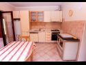 Appartamenti Mario - with garden: A1(2+2), A2(4+2) Razanac - Riviera Zadar  - Appartamento - A2(4+2): la cucina con la sala da pranzo