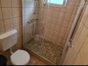 Appartamenti Dream - nearby the sea: A1-small(2), A2-midldle(2), A3-large(4+1) Seline - Riviera Zadar  - Appartamento - A2-midldle(2): il bagno con la toilette