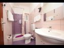 Appartamenti Mirja - 130 m from sea: A1(8+1) Starigrad-Paklenica - Riviera Zadar  - Appartamento - A1(8+1): il bagno con la toilette