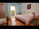 Appartamenti Mirja - 130 m from sea: A1(8+1) Starigrad-Paklenica - Riviera Zadar  - Appartamento - A1(8+1): la camera da letto