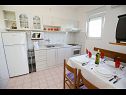 Appartamenti Vera - 150 m from sea: A1(4), SA2(2), SA3(2) Sukosan - Riviera Zadar  - Appartamento - A1(4): la cucina con la sala da pranzo