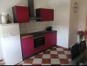 Appartamenti Sanja - 100 meters to the beach A1(4+1), A2(4+1), A3(4+1), A4(4+1) Vir - Riviera Zadar  - Appartamento - A3(4+1): la cucina con la sala da pranzo