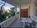 Appartamenti Rising Sun A1(2+2), A2(2+2), A3(2+2) Vir - Riviera Zadar  - Appartamento - A1(2+2): il balcone