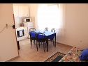 Appartamenti e camere Jagoda - comfy and cozy : A1 Lijevi (3+2), A2 Desni (3+2), R1(4) Zadar - Riviera Zadar  - Appartamento - A2 Desni (3+2): la cucina con la sala da pranzo