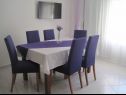 Appartamenti Ivan - with large terrace : A1(5) Zadar - Riviera Zadar  - Appartamento - A1(5): la sala da pranzo