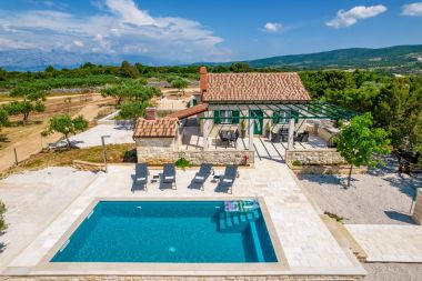 Casa vacanza Diana - pool and terrace: H(4+1) Pucisca - Isola di Brac  - Croazia