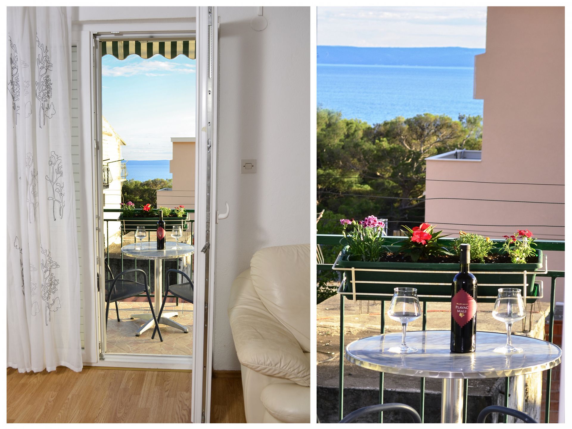 Appartamenti Zrine - comfortable with a balcony: A1(2+2) Makarska - Riviera Makarska 