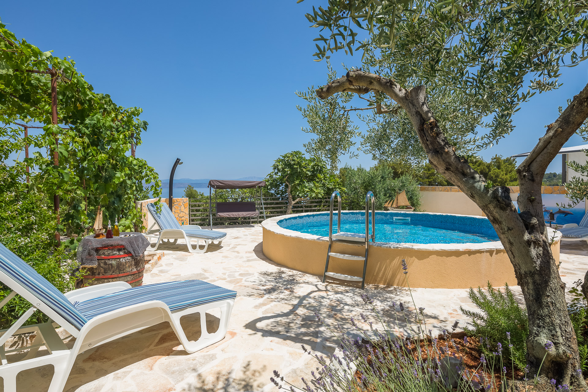 Casa vacanza Villa Ante - with pool: H(6) Rogac - Isola di Solta  - Croazia