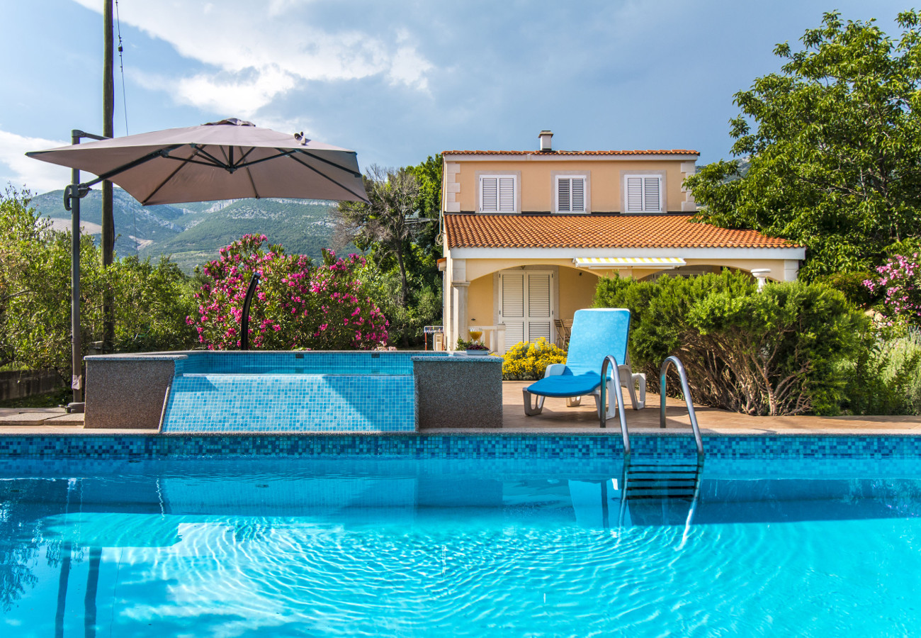 Casa vacanza Mare - open pool and pool for children: H(6+4) Kastel Novi - Riviera Split  - Croazia