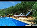 Casa vacanza Vojo - private swimming pool: H(4) Bol - Isola di Brac  - Croazia - piscina all’aperto (casa e dintorni)