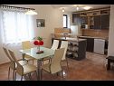Appartamenti Pez - with large terrace : A1(4+1) Mirca - Isola di Brac  - Appartamento - A1(4+1): la cucina con la sala da pranzo