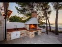 Casa vacanza Periska - on the beach : H(4+1) Mirca - Isola di Brac  - Croazia - komin