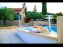 Casa vacanza Nave - private pool: H(4+1) Postira - Isola di Brac  - Croazia - la casa