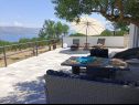 Casa vacanza Mary: relaxing with pool: H(4) Postira - Isola di Brac  - Croazia - la terrazza