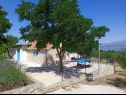 Casa vacanza Mary: relaxing with pool: H(4) Postira - Isola di Brac  - Croazia - il cortile (casa e dintorni)
