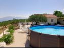 Casa vacanza Mary: relaxing with pool: H(4) Postira - Isola di Brac  - Croazia - piscina all’aperto