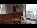 Appartamenti Juri - sea view: A1(4+1) Postira - Isola di Brac  - Appartamento - A1(4+1): il soggiorno