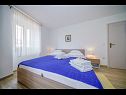 Appartamenti Nedjeljka - 200 m from beach: A1(4) Postira - Isola di Brac  - Appartamento - A1(4): la camera da letto