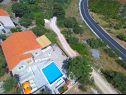 Casa vacanza Tonko - open pool: H(4+1) Postira - Isola di Brac  - Croazia - la casa