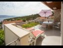 Appartamenti Damir - 80 m from beach: A1(4), A2(2+2) Postira - Isola di Brac  - la terrazza
