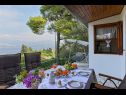 Casa vacanza Viki - sea view terrace: H(4+1) Postira - Isola di Brac  - Croazia - la terrazza