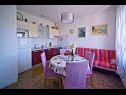 Appartamenti Pavo - 80 m from beach: A1(5) Postira - Isola di Brac  - Appartamento - A1(5): la cucina con la sala da pranzo